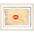 Kiss My Ass Framed print 40x50 cm / 16x20″ Wood frame