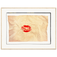 Kiss My Ass Framed print 60x80 cm / 24x32″ Wood frame