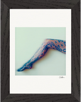 Lacey Leg Framed print 13x18 cm / 5x7″ Black frame 28
