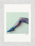 Lacey Leg Framed print 13x18 cm / 5x7″ White frame 6