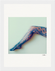 Lacey Leg Framed print 15x20 cm / 6x8″ White frame 7