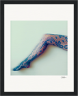 Lacey Leg Framed print 20x25 cm / 8x10″ Black frame
