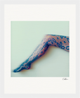 Lacey Leg Framed print 20x25 cm / 8x10″ White frame 8