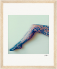 Lacey Leg Framed print 20x25 cm / 8x10″ Wood frame 19