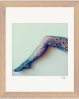 Framed print "Lacey Leg "Framed print cm / 8x10″ Wood frame