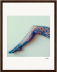 Lacey Leg Framed print 27x35 cm / 11x14″ Dark wood frame 31