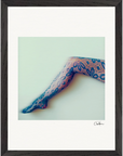 Lacey Leg Framed print 30x40 cm / 12x16″ Black frame 33