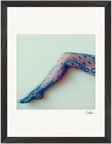 Lacey Leg Framed print 30x40 cm / 12x16″ Black frame 33