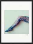 Lacey Leg Framed print 30x40 cm / 12x16″ Black frame 44