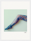 Lacey Leg Framed print 30x40 cm / 12x16″ White frame 11