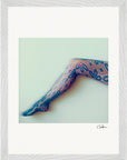 Framed print "Lacey Leg "Framed print cm / 12x16″ White frame