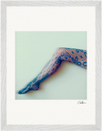 Lacey Leg Framed print 30x40 cm / 12x16″ White frame 11