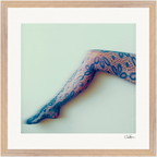 Lacey Leg Framed print 40x40 cm / 16x16″ Wood frame 23