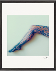 Lacey Leg Framed print 40x50 cm / 16x20″ Black frame 35