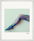 Lacey Leg Framed print 40x50 cm / 16x20″ White frame 13