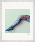 Lacey Leg Framed print 40x50 cm / 16x20″ White frame 13
