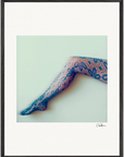 Lacey Leg Framed print 60x80 cm / 24x32″ Black frame 37