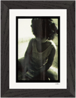 Little Secret Framed print 13x18 cm / 5x7″ Black frame 40
