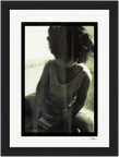 Little Secret Framed print 13x18 cm / 5x7″ Black frame 59
