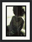 Little Secret Framed print 15x20 cm / 6x8″ Black frame 60