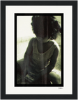 Little Secret Framed print 15x20 cm / 6x8″ Black frame 60