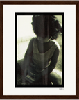 Little Secret Framed print 20x25 cm / 8x10″ Dark wood frame 43