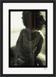 Little Secret Framed print 21x29.7 cm / 8x12" Black frame 62