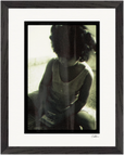 Little Secret Framed print 27x35 cm / 11x14″ Black frame 44