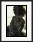 Little Secret Framed print 27x35 cm / 11x14″ Black frame 63