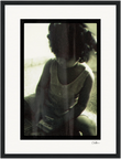 Little Secret Framed print 30x40 cm / 12x16″ Black frame 65