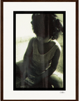 Little Secret Framed print 30x40 cm / 12x16″ Dark wood frame 47