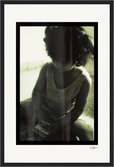 Little Secret Framed print 30x45 cm / 12x18″ Black frame 64