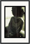 Little Secret Framed print 30x45 cm / 12x18″ Black frame 64