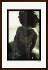 Little Secret Framed print 30x45 cm / 12x18″ Dark wood frame 48