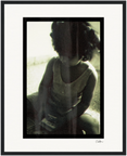 Little Secret Framed print 40x50 cm / 16x20″ Black frame 67