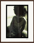 Little Secret Framed print 40x50 cm / 16x20″ Dark wood frame 49