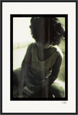Little Secret Framed print 40x60 cm / 16x24″ Black frame 68