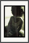 Little Secret Framed print 40x60 cm / 16x24″ Black frame 68