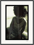 Little Secret Framed print 45x60 cm / 18x24″ Black frame 69