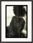 Little Secret Framed print 45x60 cm / 18x24″ Black frame 49