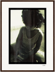Little Secret Framed print 45x60 cm / 18x24″ Dark wood frame 51