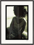 Little Secret Framed print 60x80 cm / 24x32″ Black frame 51