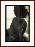 Little Secret Framed print 60x80 cm / 24x32″ Dark wood frame 53