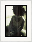 Little Secret Framed print 60x80 cm / 24x32″ White frame 17