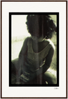 Little Secret Framed print 60x90 cm / 24x36″ Dark wood frame 54