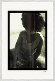 Little Secret Framed print 60x90 cm / 24x36″ White frame 18