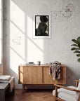 Little Secret Framed print A2 (42 x 59.4 cm) White frame in interior