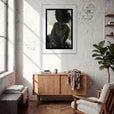 Little Secret Framed print 70x100 cm / 28x40″ White frame in interior