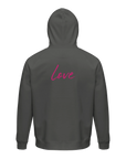 Love - "Chromatic Kiss" Hoodie charcoal melange XS 30
