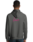 Love - "Chromatic Kiss" Hoodie charcoal melange XS 32